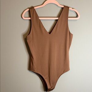 Lola Grace‎ Brown Tank Bodysuit Medium